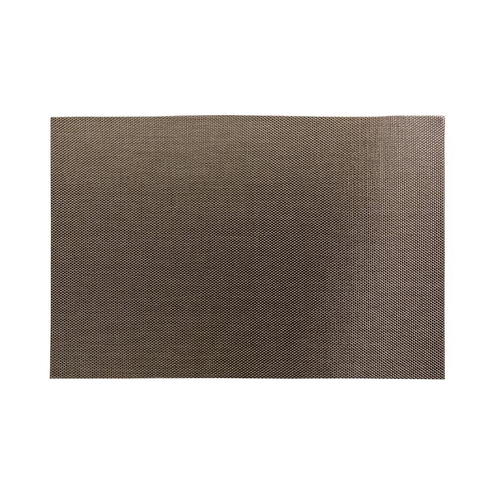 Placemats, 12 x 16 Inch, Carmel Mesh, Antique Brass, Woven Vinyl,1 - 6 COUNT