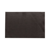 Placemats, 12 x 16 Inch, Amalfi Basketweave, Dark Mahogany, Woven Vinyl,1 - 6 COUNT