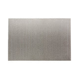 Placemats, 12 x 16 Inch, Amalfi Basketweave, Metallic Silver, Woven Vinyl,1 - 6 COUNT