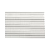 Placemats, 12 x 16 Inch, Carmel Mesh, Pick Stitch White with Black Thread, Woven Vinyl,1 - 6 COUNT