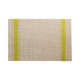 Placemats, 12 x 16 Inch, French Countryside, Khaki with Pear Stripe, Woven Vinyl,1 - 6 COUNT