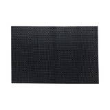 Placemats, 12 x 16 Inch, Amalfi Basketweave, Black, Woven Vinyl,1 - 6 COUNT