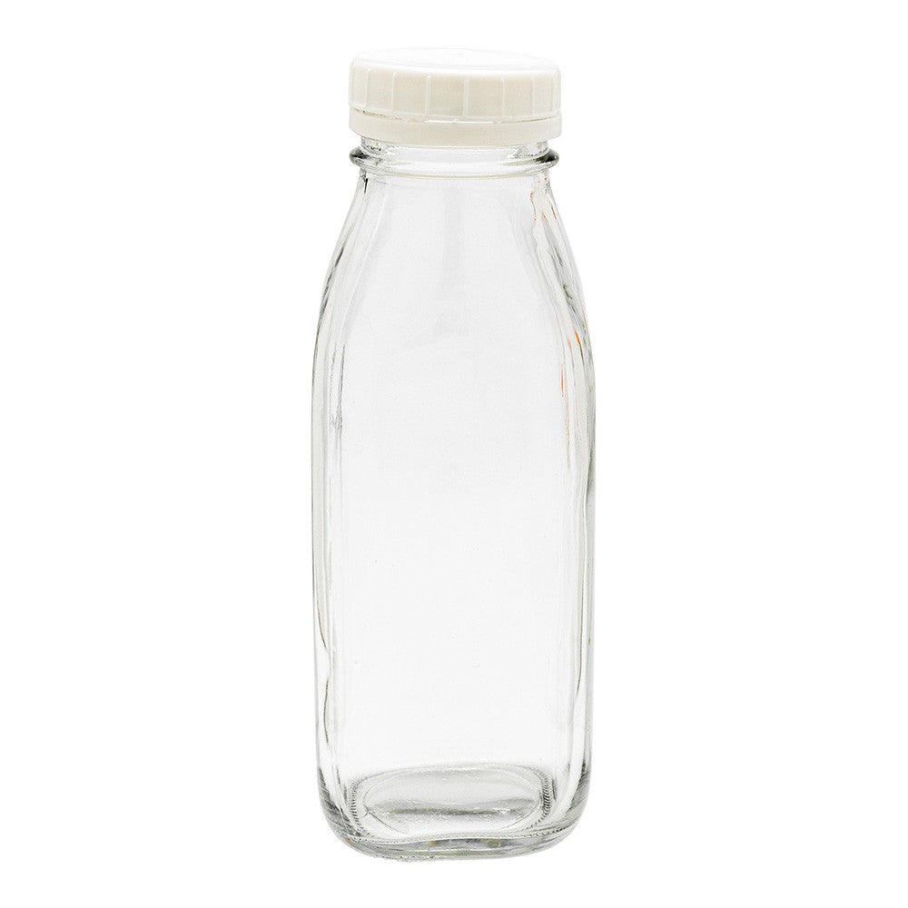 Bottle, French Countryside 16 Ounce, Square, Clear, Glass, with Tamper Evident Cap, 16 Fluid Ounce,10 - 1 EACH