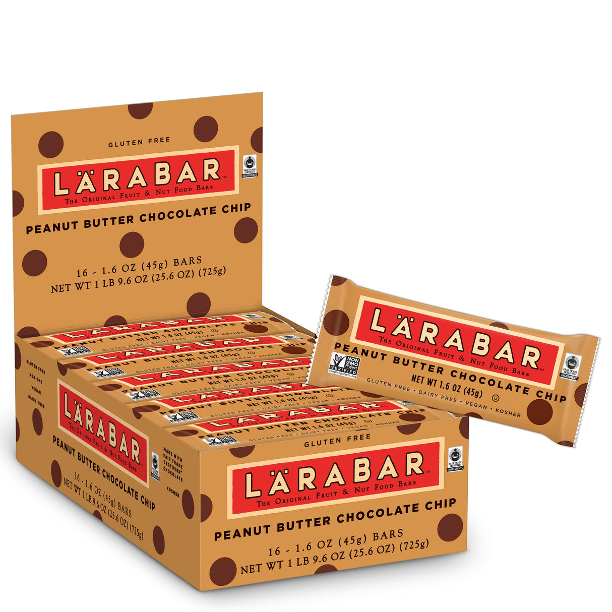 Bars, Wellness, Peanut Butter Chocolate Chip, 1.6 Ounce,4 - 16 COUNT