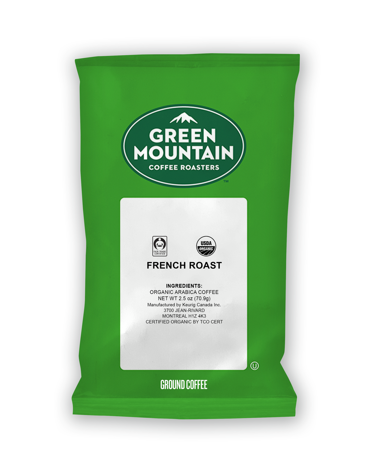 Coffee, Ground, French Roast,50 - 2.2 OUNCE