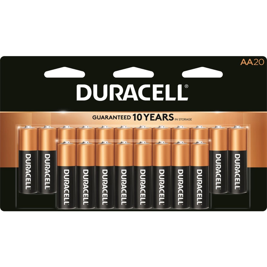 Batteries, Alkaline, Coppertop, AA-Cell,20 - 1 EACH