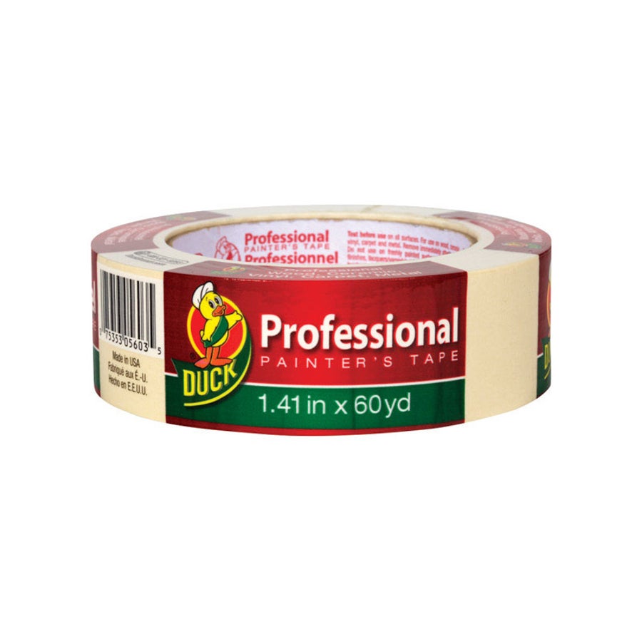 Tape, Painter's, Professional 1.41 Inch x 60 Yard, Beige, Medium-Adhesion,1 - 180 FOOT