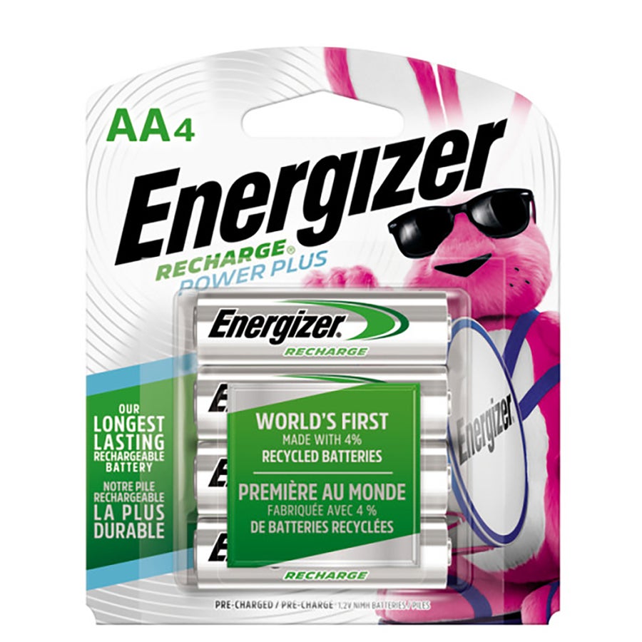 Batteries, NiMH, Rechargable, AA-Cell,4 - 1 EACH