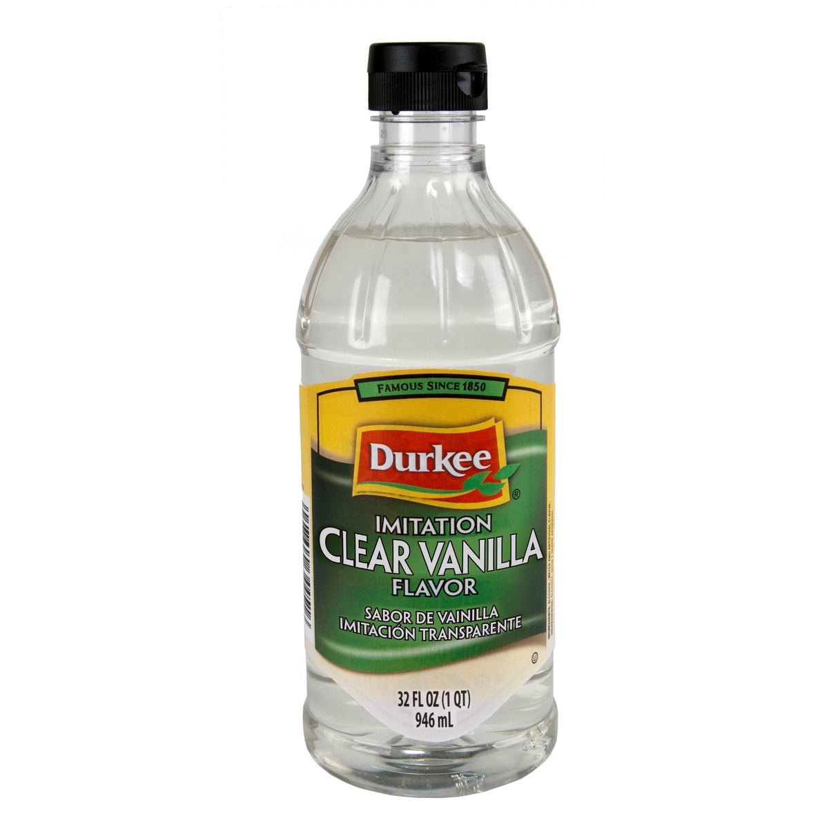 Flavoring, Vanilla, Imitation, Clear,6 - 1 QUART