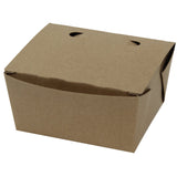 Containers, Food, #1, Paper, Kraft, with Hinged Lid,9 - 40 COUNT