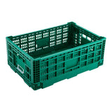 Crate, Milk, Cater Tek 36 Liter, Collapsible, Green, Rectangular, Stackable,1 - 1 EACH