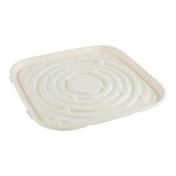 Trays, Pulp Tek 18 x 18 Inch, Paper, White, Square, Bagasse,1 - 100 COUNT