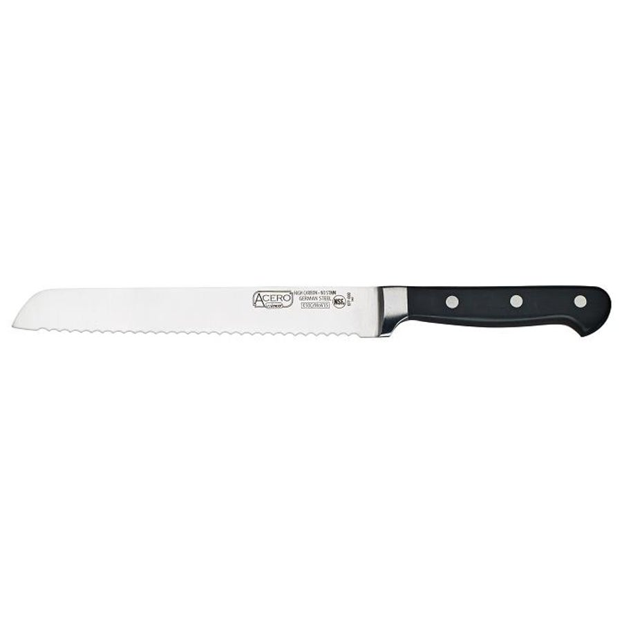 Knife, Bread, 8 Inch, Triple Riveted, Full Tang Forged Blade,1 - 1 EACH