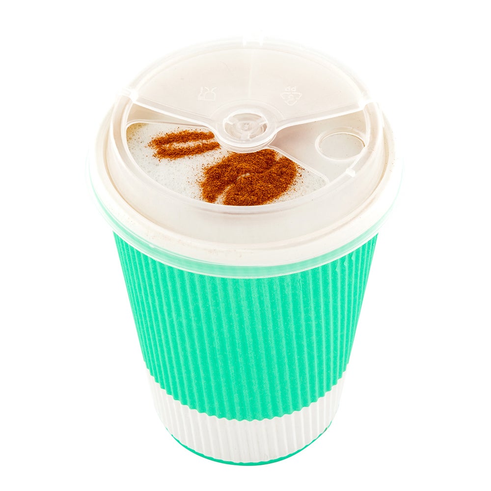 Lids, Low Dome, Straw or Sip, Plastic, Clear, Polypropylene, for 8/12/16/20 Ounce Cups, Recyclable,1 - 100 COUNT