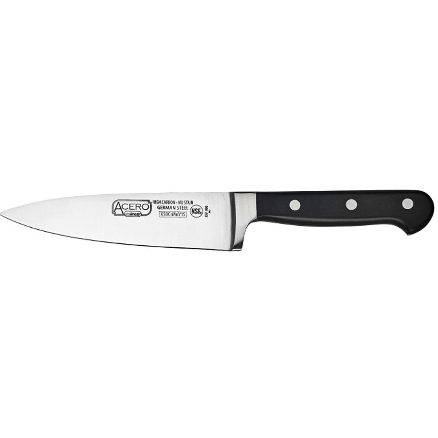 Knife, Chef, 6 Inch, Triple Riveted, Full Tang Forged Blade,1 - 1 EACH