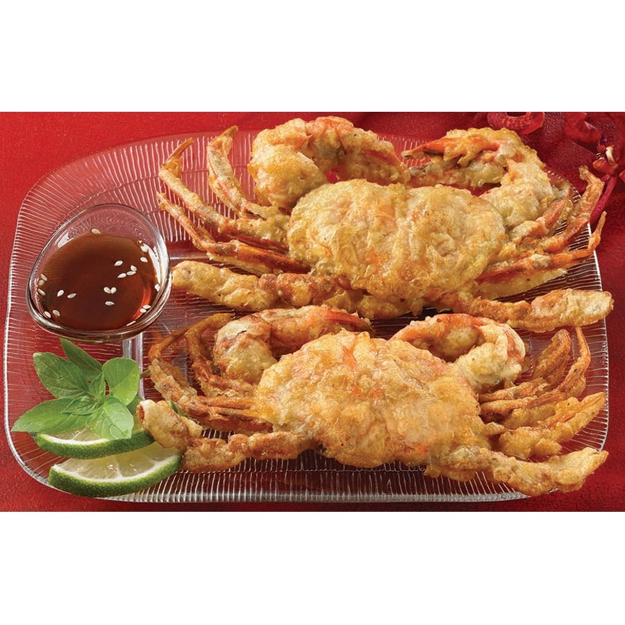 Crab, Soft-Shell, Tempura, Jumbo, Imported, Frozen,4 - 9 COUNT