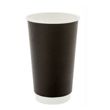 Cups, Hot, 20 Ounce, Paper, Black, Double Wall,1 - 250 COUNT