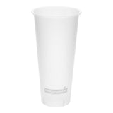 Cups, Hot & Cold, 24 Ounce, Plastic, Frosted Clear, Recyclable,1 - 100 COUNT