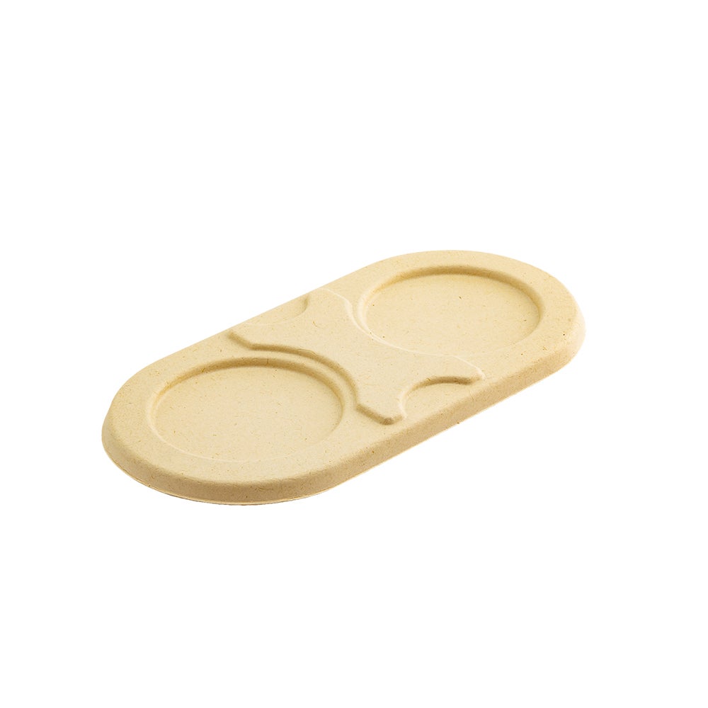 Lids, Flat, Plastic, Natural, Oval, for Bagasse Take-Out Container,1 - 100 COUNT