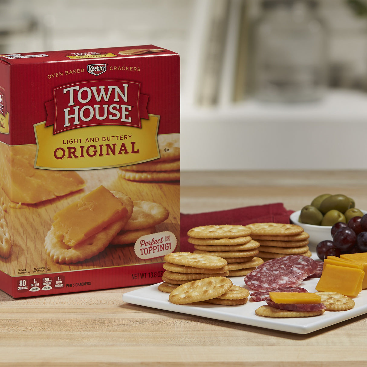 Crackers, Townhouse, Original,12 - 13.8 OUNCE