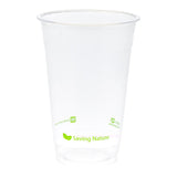 Cups, Cold, 20 Ounce, Plastic, Clear, PLA, Renewable & Compostable,1 - 1000 COUNT