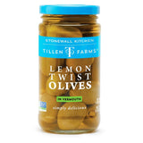 Olives, Green, Whole, Stuffed with Lemon Zest, In Vermouth,6 - 12 OUNCE