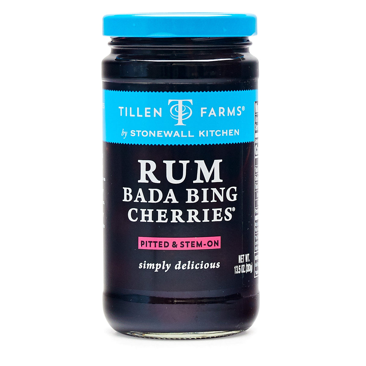 Cherries, Bing, Whole, Pitted with Stem, In Rum,6 - 13.5 OUNCE