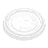 Lids, Flat, X-Slot, Plastic, Clear, PLA, for 9/12/16/20 Ounce Zero Waste Cups, Renewable & Compostable,1 - 1000 COUNT