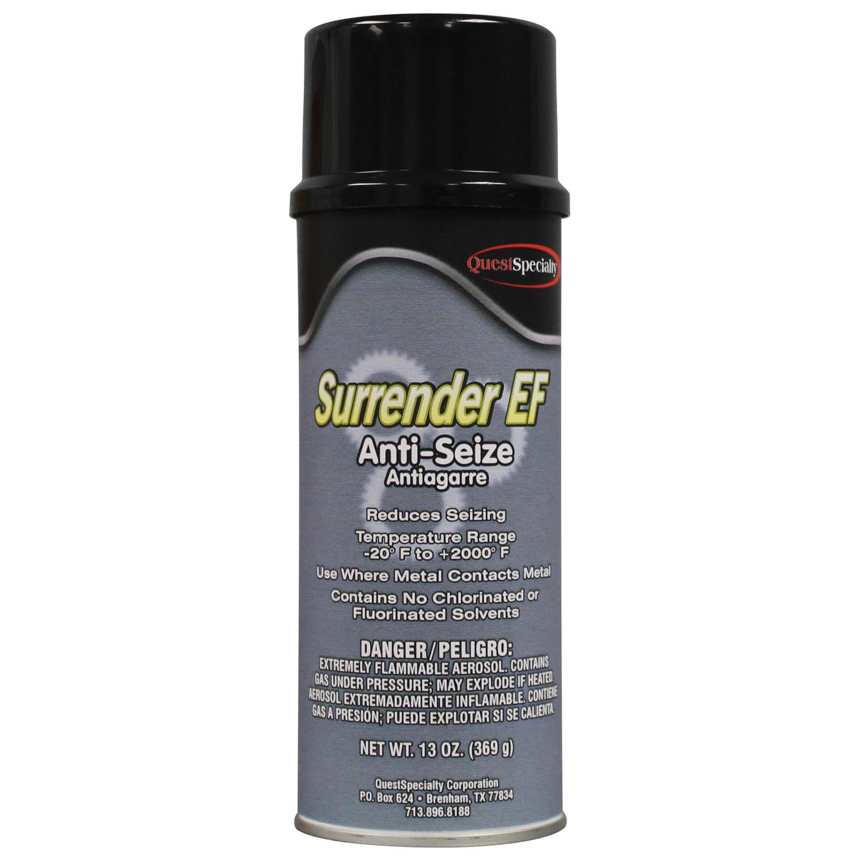 Lubricant, Anti-Seize, Aerosol, -20 to 2000 Degrees Farenheit,12 - 13 OUNCE