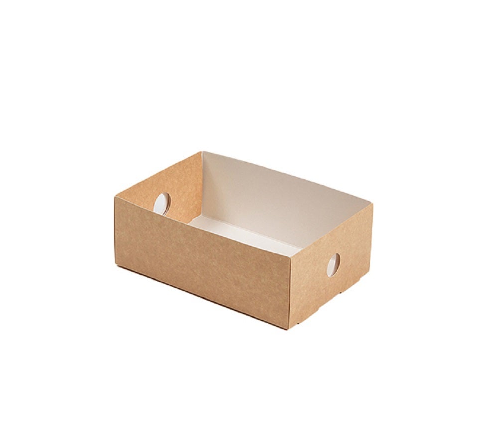 Tray, Insert, .75 x 6 x 3.25 Inch, Paper, Kraft,1 - 10 COUNT