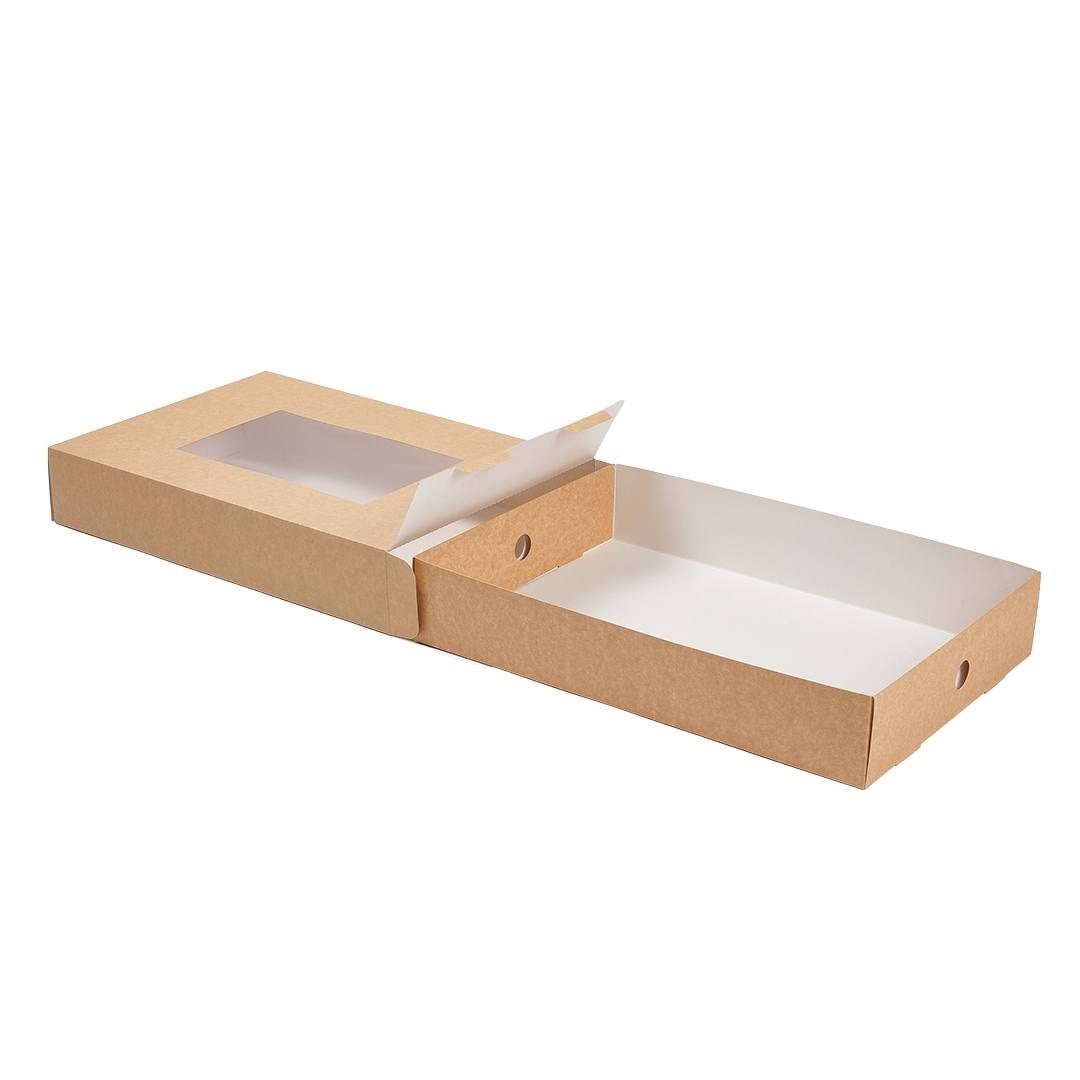 Tray, Insert, 17.75 x 12.25 x 3.25 Inch, Paper, Kraft,1 - 10 COUNT
