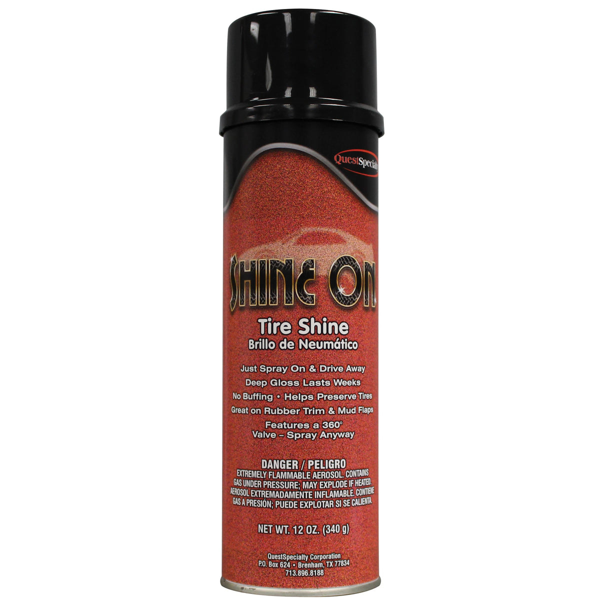 Cleaner, Tire, Aerosol,12 - 12 OUNCE
