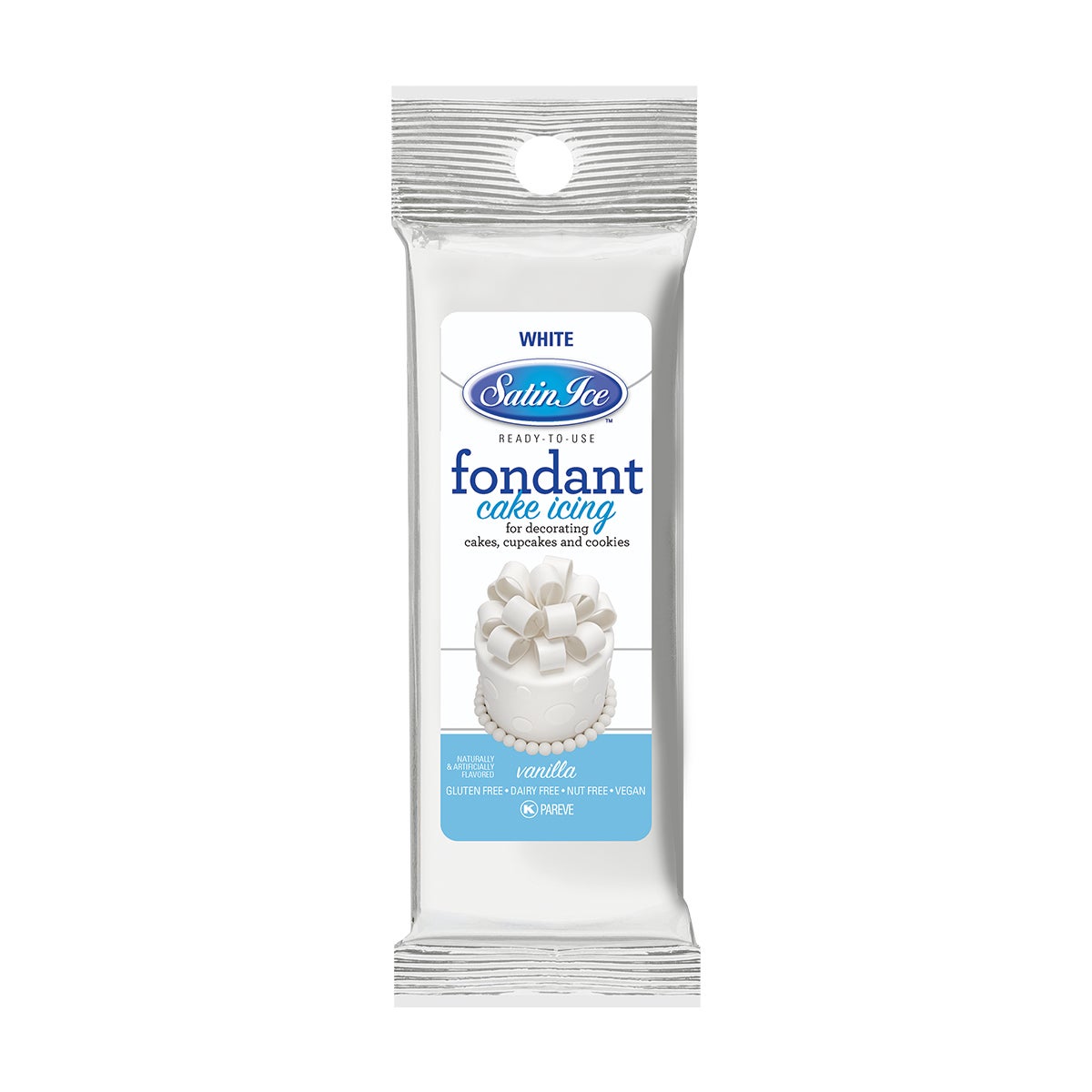 Sugar, Fondant, Rolled, White Vanilla,12 - 4.4 OUNCE