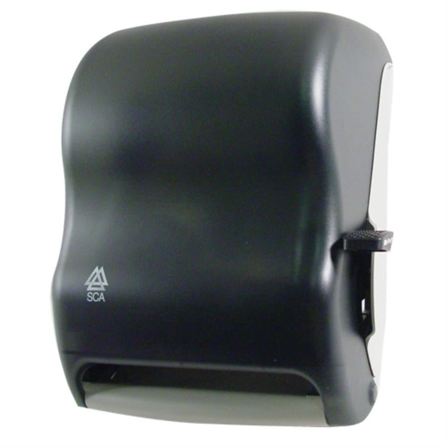 Dispenser, Paper Towel, Lever-Action, Black Plastic, 15.5 x 12.9 x 9.3 Inch,1 - 1 EACH