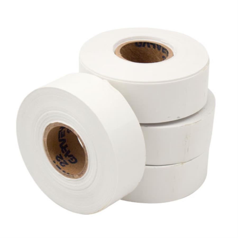 Labels, Permanent, White, Paper, for Daydots Double Line Label Gun,8 - 1000 COUNT