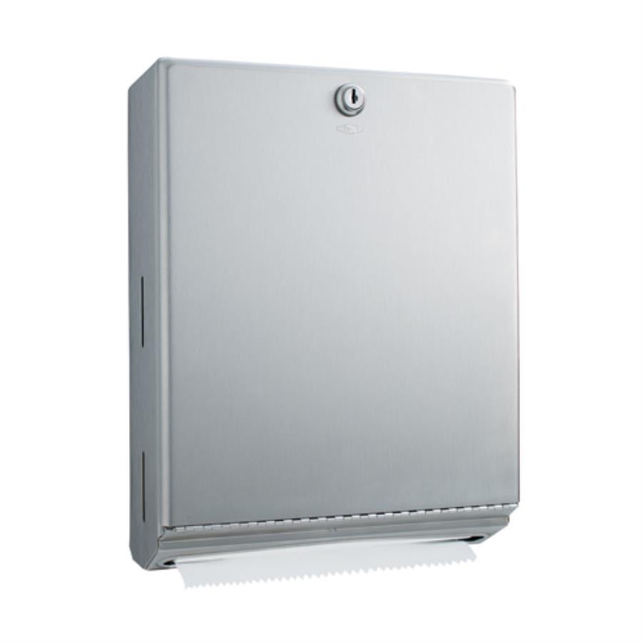 Dispenser, Paper Towel, Multi-Fold, Stainless Steel, 10.75 x 14 x 4 Inch,1 - 1 EACH