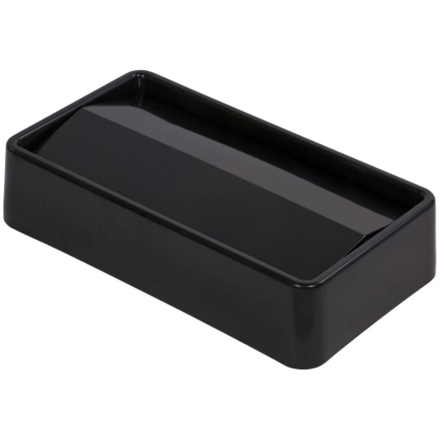 Lid, Trash Receptable, Swing-Top, Black, 20.19 x 11.56 x 4.5 Inch, for 15 or 23 Gallon Carlisle Trimline Waste Containers,1 - 1 EACH