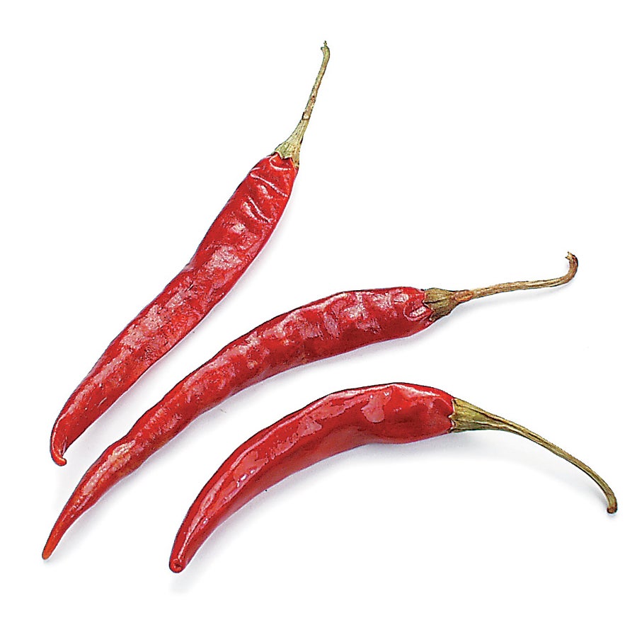 Peppers, De Arbol Chile, Whole,1 - 16 OUNCE