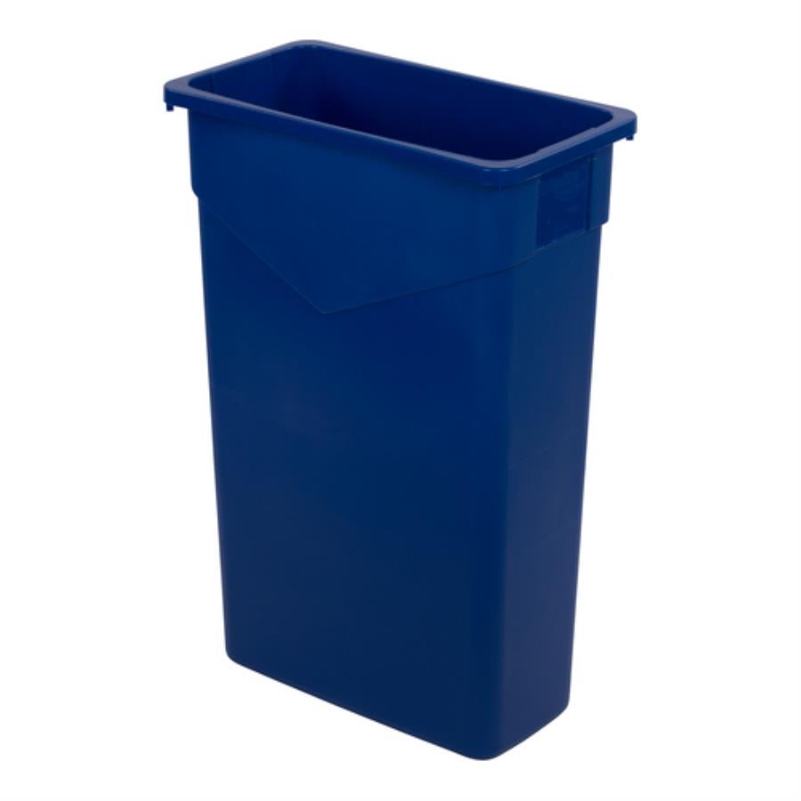 Bin, Recycle, 23 Gallon, Rectangular, Blue, 20 x 11 29.88 Inch,1 - 1 EACH