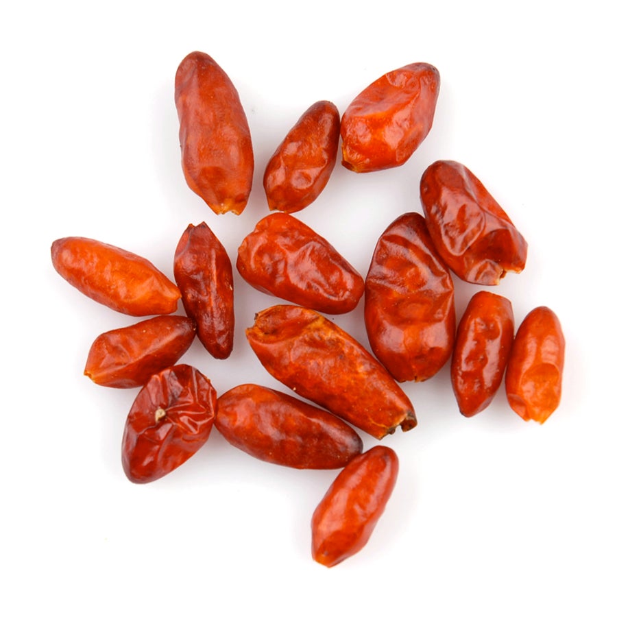 Peppers, Pequin Chile, De-Stemmed,1 - 16 OUNCE