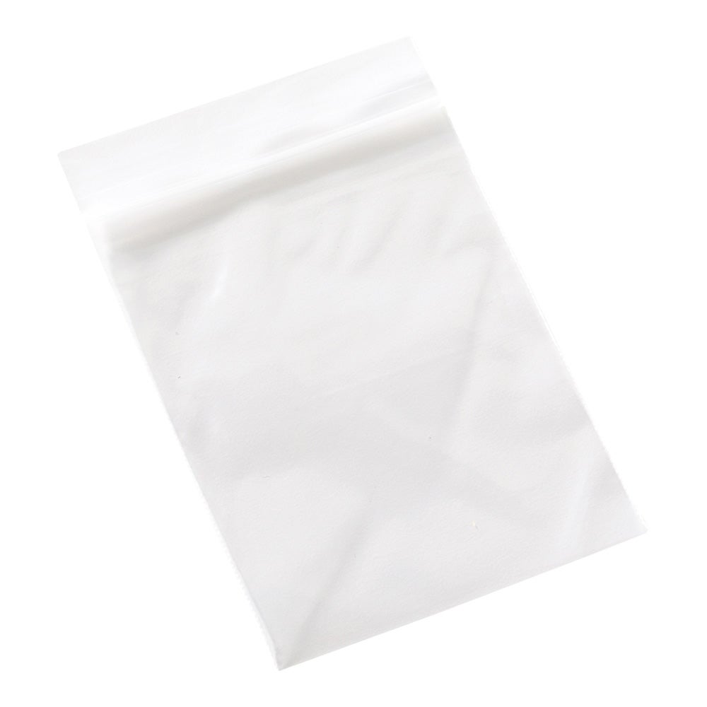 Bags, Reclosable, Bag Tek 3 x 4 Inch, Plastic, Clear, Zip Seal,1 - 100 COUNT