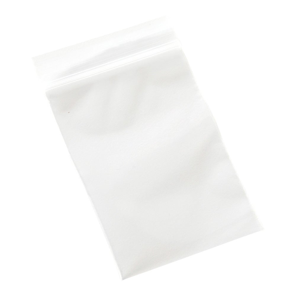 Bags, Reclosable, Bag Tek 2 x 3 Inch, Plastic, Clear, Zip Seal,1 - 100 COUNT
