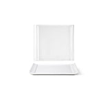 Plates, Nouvelle, 5.5 Inch, White, Square, 5.5 Linear Inch,12 - 1 COUNT