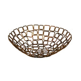 Baskets, Link, Coppered Wireware, 8 Inch, Powder Coated Steel Wire, 8 Linear Inch,6 - 1 COUNT