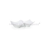 Bowls, 2 Compartment, Origami, 2 Ounce, 6.25 Inch, White, 6.25 Linear Inch,6 - 1 COUNT