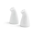 Shaker Sets, Salt & Pepper, 2 Ounce, Leaning, White, Porcelain,12 - 1 EACH
