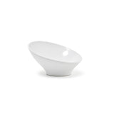 Bowls, 5 Inch, White, Slanted, 5 Linear Inch,12 - 1 COUNT