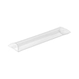 Boxes, Gift, Sweet Vision 2 x 0.8 x 7 Inch, Plastic, Clear, Pillow,1 - 100 COUNT