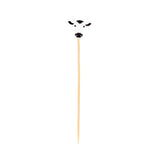 Skewers, Happy Cow, 4 Inch, Bamboo, 4 Linear Inch,1 - 1000 COUNT