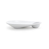 Plates, Ellipse Sampler, 12 x 9 Inch, White, Porcelain,4 - 1 COUNT